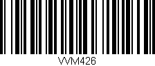 Código de barras (EAN, GTIN, SKU, ISBN): 'VVM426'