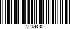 Código de barras (EAN, GTIN, SKU, ISBN): 'VVM433'