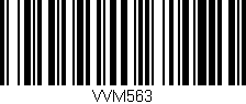 Código de barras (EAN, GTIN, SKU, ISBN): 'VVM563'