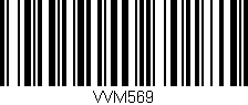 Código de barras (EAN, GTIN, SKU, ISBN): 'VVM569'