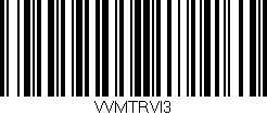 Código de barras (EAN, GTIN, SKU, ISBN): 'VVMTRVI3'
