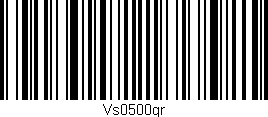 Código de barras (EAN, GTIN, SKU, ISBN): 'Vs0500gr'