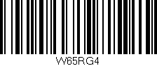 Código de barras (EAN, GTIN, SKU, ISBN): 'W65RG4'