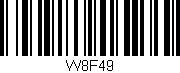 Código de barras (EAN, GTIN, SKU, ISBN): 'W8F49'