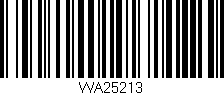 Código de barras (EAN, GTIN, SKU, ISBN): 'WA25213'