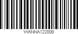 Código de barras (EAN, GTIN, SKU, ISBN): 'WANNA122008'