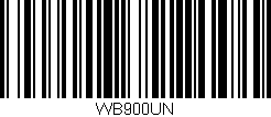 Código de barras (EAN, GTIN, SKU, ISBN): 'WB900UN'