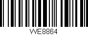 Código de barras (EAN, GTIN, SKU, ISBN): 'WE8864'