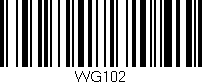 Código de barras (EAN, GTIN, SKU, ISBN): 'WG102'