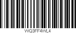 Código de barras (EAN, GTIN, SKU, ISBN): 'WQ3FF4WL4'