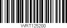 Código de barras (EAN, GTIN, SKU, ISBN): 'WRT125200'