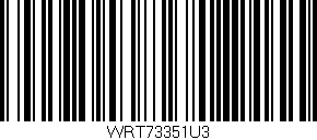 Código de barras (EAN, GTIN, SKU, ISBN): 'WRT73351U3'