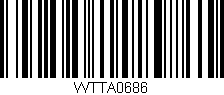 Código de barras (EAN, GTIN, SKU, ISBN): 'WTTA0686'