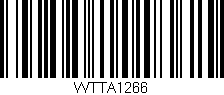 Código de barras (EAN, GTIN, SKU, ISBN): 'WTTA1266'