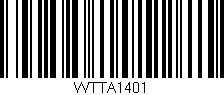 Código de barras (EAN, GTIN, SKU, ISBN): 'WTTA1401'
