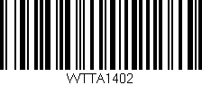 Código de barras (EAN, GTIN, SKU, ISBN): 'WTTA1402'