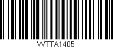 Código de barras (EAN, GTIN, SKU, ISBN): 'WTTA1405'