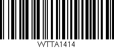 Código de barras (EAN, GTIN, SKU, ISBN): 'WTTA1414'