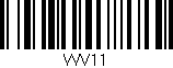 Código de barras (EAN, GTIN, SKU, ISBN): 'WV11'