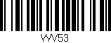 Código de barras (EAN, GTIN, SKU, ISBN): 'WV53'