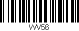 Código de barras (EAN, GTIN, SKU, ISBN): 'WV56'