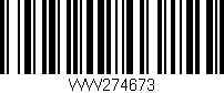 Código de barras (EAN, GTIN, SKU, ISBN): 'WW274673'