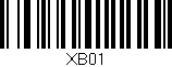 Código de barras (EAN, GTIN, SKU, ISBN): 'XB01'