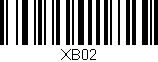Código de barras (EAN, GTIN, SKU, ISBN): 'XB02'
