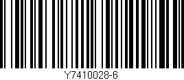 Código de barras (EAN, GTIN, SKU, ISBN): 'Y7410028-6'