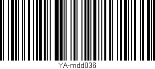 Código de barras (EAN, GTIN, SKU, ISBN): 'YA-mdd036'