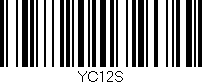 Código de barras (EAN, GTIN, SKU, ISBN): 'YC12S'