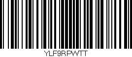 Código de barras (EAN, GTIN, SKU, ISBN): 'YLF9RPWTT'