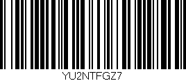 Código de barras (EAN, GTIN, SKU, ISBN): 'YU2NTFGZ7'