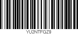 Código de barras (EAN, GTIN, SKU, ISBN): 'YU2NTFGZ9'