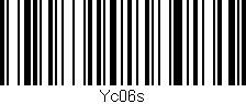 Código de barras (EAN, GTIN, SKU, ISBN): 'Yc06s'
