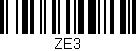 Código de barras (EAN, GTIN, SKU, ISBN): 'ZE3'