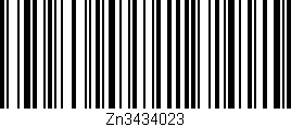 Código de barras (EAN, GTIN, SKU, ISBN): 'ZN3434023'