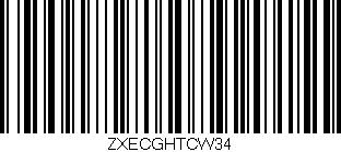 Código de barras (EAN, GTIN, SKU, ISBN): 'ZXECGHTCW34'