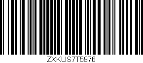 Código de barras (EAN, GTIN, SKU, ISBN): 'ZXKUS7T5976'