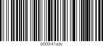 Código de barras (EAN, GTIN, SKU, ISBN): 'b000r41qdy'