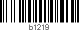Código de barras (EAN, GTIN, SKU, ISBN): 'b1219'