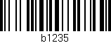 Código de barras (EAN, GTIN, SKU, ISBN): 'b1235'