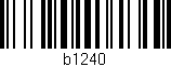Código de barras (EAN, GTIN, SKU, ISBN): 'b1240'