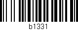 Código de barras (EAN, GTIN, SKU, ISBN): 'b1331'