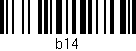 Código de barras (EAN, GTIN, SKU, ISBN): 'b14'