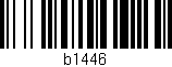 Código de barras (EAN, GTIN, SKU, ISBN): 'b1446'