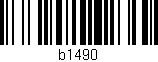Código de barras (EAN, GTIN, SKU, ISBN): 'b1490'