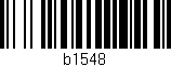 Código de barras (EAN, GTIN, SKU, ISBN): 'b1548'