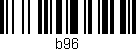 Código de barras (EAN, GTIN, SKU, ISBN): 'b96'