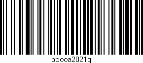Código de barras (EAN, GTIN, SKU, ISBN): 'bocca2021g'